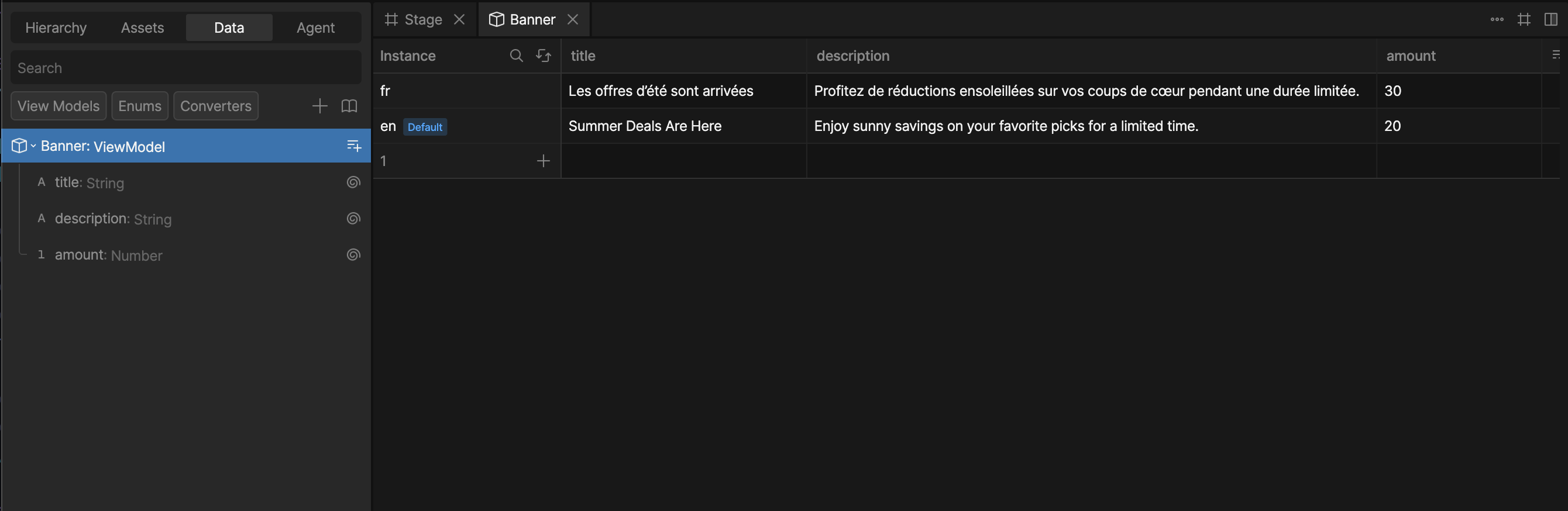 ViewModel instances